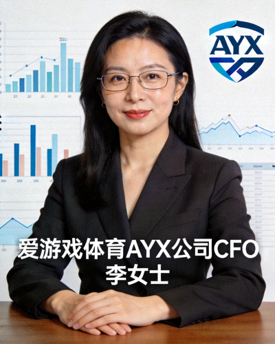 爱游戏体育AYX公司CFO李女士肖像 - 财务金融领域专业人士