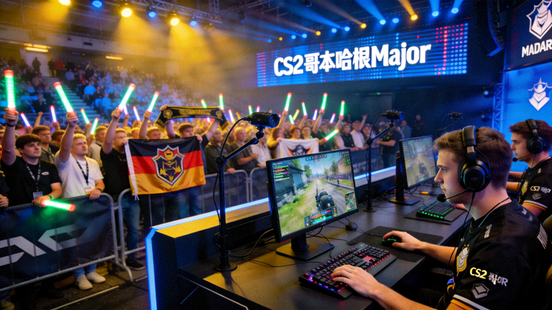 CS2哥本哈根Major决赛现场观众与选手特写镜头