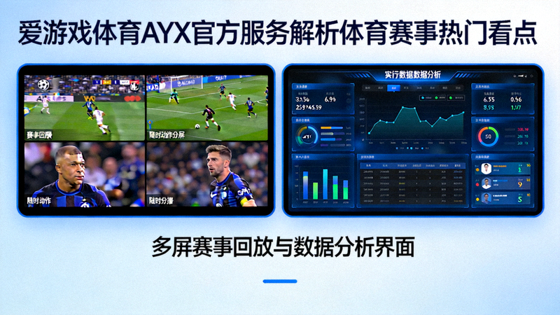 爱游戏体育AYX官方服务解析体育赛事热门看点 - 多屏赛事回放与数据分析界面